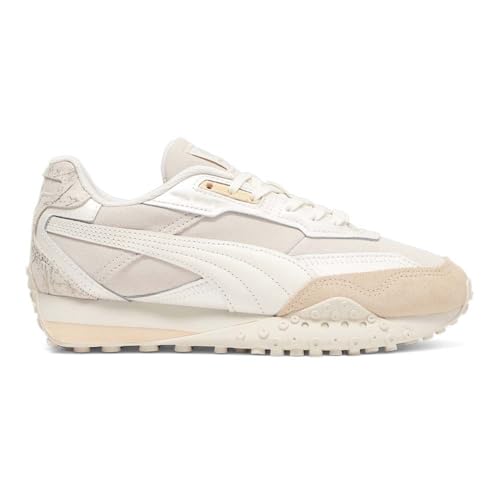 PUMA Womens Blacktop Rider Glimmer Lace Up Sneakers Shoes Casual - White