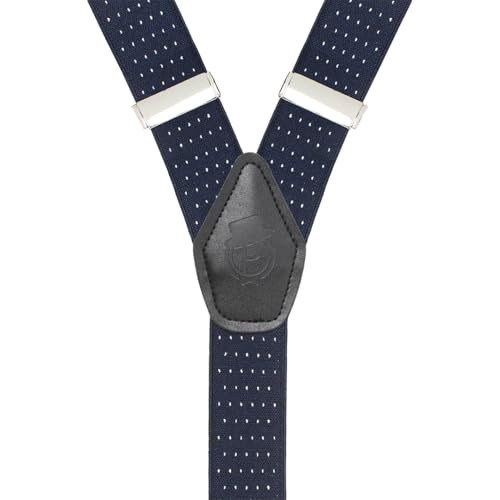 Image of Peluche Steaming Polka Dot Suspenders (3.5cm Strap Width Elastic)