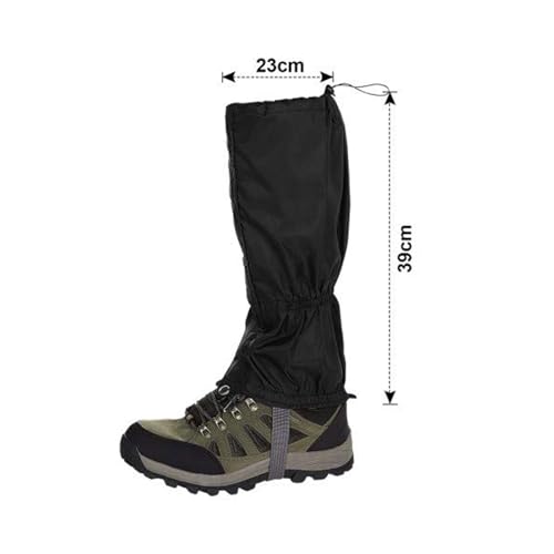 Chaojibao 登山用ゲイター 黒1