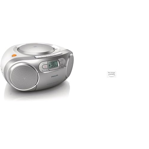 Philips AZ127/12 Portable Stereo (CD Player) + Philips Ultra C Alkaline Batteries