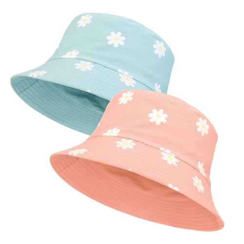 Bob réversible coton femme chapeau de pêcheur double face finitions soignées imprimé floral
