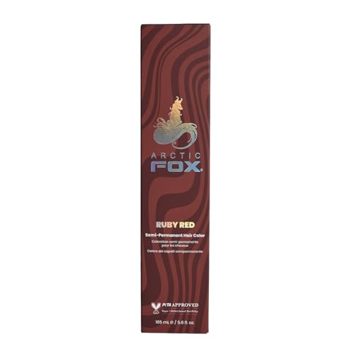 Arctic Fox Semi-Permanent Hair Dye Ruby Red - Vegan, Cruelty-Free, Ammonia-Free - 5.6 fl oz