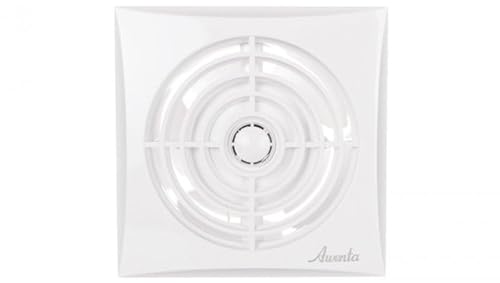 Armar Trading Ltd Blanco Wz100h Extractor De Aire Muy Silencioso Y Potente, Bajo Consumo Para Baño Con Sensor De Humedad Y Temporizador De Rodamiento De Bolas