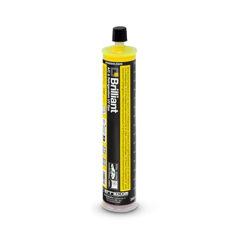 Errecom Brilliant - Wkład 240 ml, Barwnik Fluorescencyjny UV do wykrywania Wycieków Czynnika Chłodniczego w urządzeniach Klimatyzacyjnych i Chłodniczych
