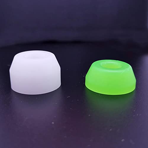 Milageto Conjunto de buchas de skate PU de substituição para amortecedores de skate para acessórios