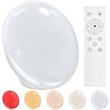 670nm Red Light Therapy Sleep Device & 10,000 Lux Sun Lamp – Dual Function Sleep Aid and Sunlight Lamp, Red Night Light Lamp to Support Deep Relaxation and Improve Sleeping for Adult & Kid Bedroom