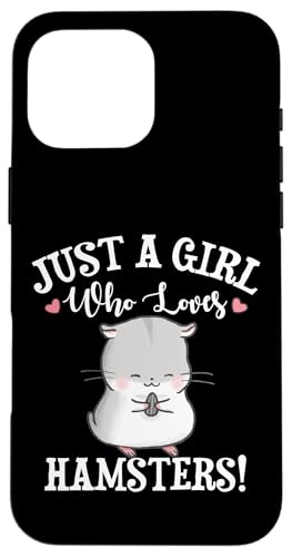 Cute Funny Womens Girl Who Loves Kawaii Hamster Lover �X�}�z�P�[�X iPhone 16 Pro Max �p