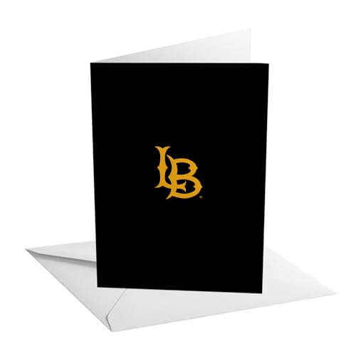 Desert Cactus Cal State Long Beach 5x7 Inch Greeting Card University California Dirtbags LBSU CSULB Single Folded Cardstock with Envelope Party Celebration Officially Licensed (5x7 Card A - Blank)