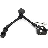 Contenu de l'emballage : support de bras magique articulé 2,5 x 27,9 cm ; 1 super pince.