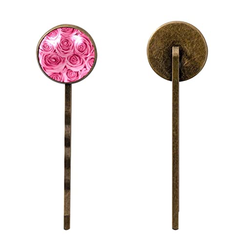 Rosas naturales rosas para el pelo evitan tocados artificiales 2
