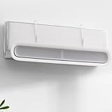 Deflector de aire acondicionado, redireccionador ajustable del flujo de aire del ABS para las unidades montadas en la pared, blanco 900 mm