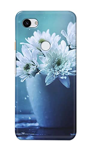 Image of PRINTFIDAA Flowers in The Flower Vase On The Table Printed Designer Hard Back Case Cover for Google Pixel 3A, G020A, G020E, G020B -(WI) MVN1002