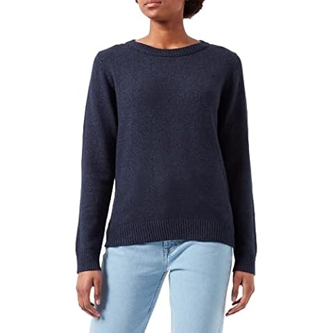 Pull VILA NOS Viril L/s Bleu Cover