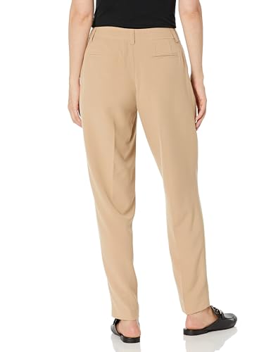 Jones New York Women's Bi Stretch Fly Front Duke Slim Leg Pant-Praline2