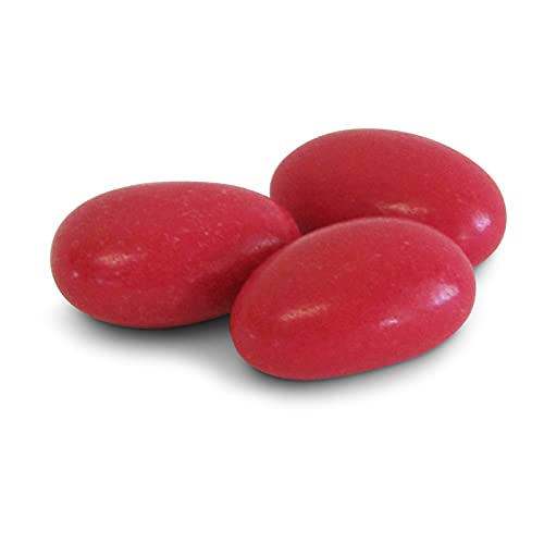 Red Jordan Almonds By Its Delish, 5 Lbs Bulk | Sugared Almond Nut With Sweet Hard Candy Coating - Bulk Wedding Favors, Bridal And Baby Showers, Party Buffets - Usa Made, Vegan & Kosher #TOP1