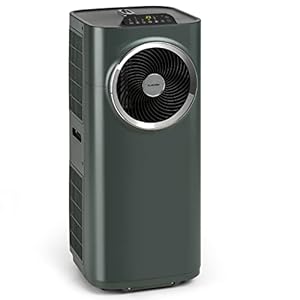 Klarstein Mobile Klimaanlage, 5-in-1 Klimagerät, Ventilator, Luftentfeuchter, Luftreiniger & Nachtmodus, App-Steuerung, Wohnung mit Abluftschlauch, Air Conditioner, 11.500 BTU, Anthrazit