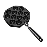 FUNOMOCYA Octopus Balls Mold Baking Pan Egg Mold Skillet Non-stick Baking Tray for Fried Egg