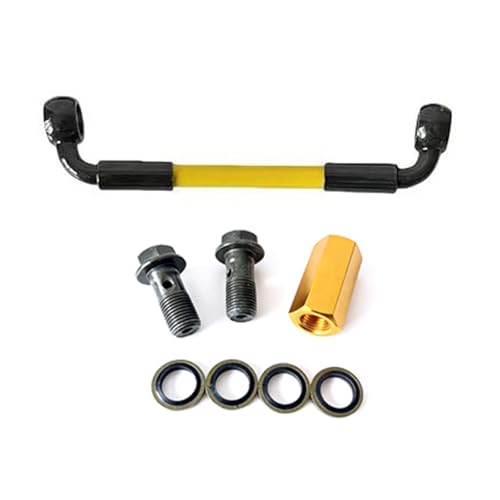 Conducto de freno manguera de aceite embrague para moto con conector extensible y tornillo M10