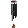Large Aluminium Wind Chimes 37" Inches to Create a Zen Atmosphere for Outdoor, Garden, Patio Decoration with Wind Catcher, Classic Black, Suitable as A Gift for Unisex Large Aluminium Wind Chimes 37" Inches to Create a Zen Atmosphere for Outdoor, Garden, Patio Decoration with Wind Catcher, Classic Black, Suitable as A Gift for Unisex