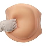 Barriga De Silicona para Embarazada - Accesorios para Fiestas de Bromas Prácticas,Vientre Falso Prenatal De Silicona | para Fiestas Disfraces Fotografía Teatro Cine Y Día De Los Inocentes