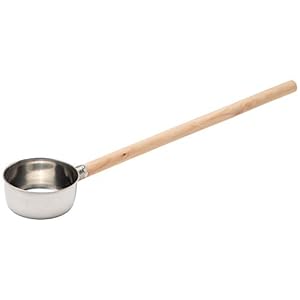 Endo Shoji Professional Water Ladle, 18-8 Stainless Steel / Natural Wood, Made in Japan