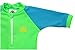 Nozone Fiji Sun Protective Baby Swimsuit in Lime/Aqua, 0-6 Months
