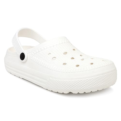 HYGEAR Mens Moulded Clogs -Hg-Ge-1016-White-8 (B0CDBSKYYZ) Amazon Price History, Amazon Price Tracker
