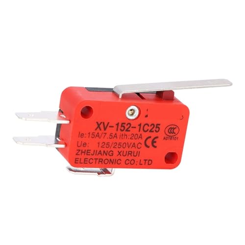 Interruptor XV-152-1C25 de 15A con palanca táctil ligera para límite
