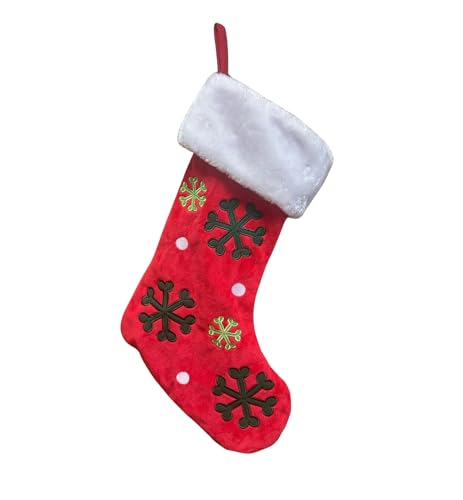 Pet Face Christmas Plush Stocking for Cats and Dogs 46cm