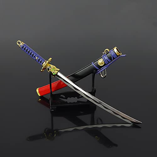 Game Valorant Martial Arts Weapon Models Action Figure Game Collection Desk Room Decoration Backpack Pendant Gift (Valorant Onimaru Kunitsuna Katana Knife) #TOP5