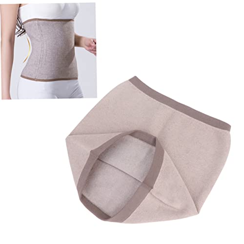 Faja lumbar de lana Mikikit color camello miniatura 3