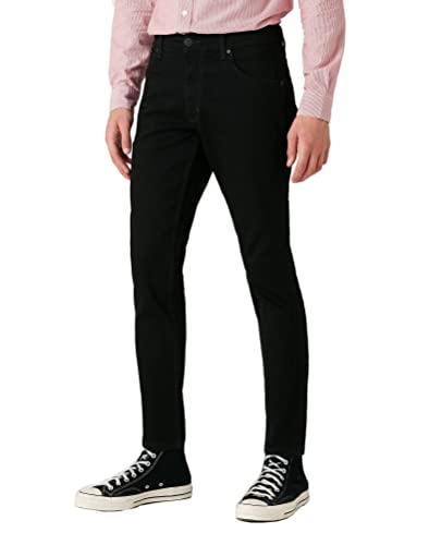 Preisvergleich Produktbild Wrangler Herren Greensboro Jeans, Schwarz (Black Valley), 42W / 32L