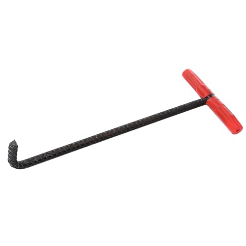 Operitacx Steel Drain Cover Lifting Hook T-Shaped Manhole Cover Lift Tool for Easy Cleaning