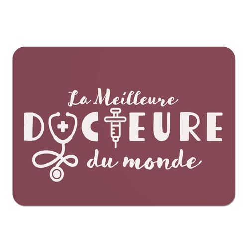 Sets de table en liège rouge grand format napperons souples décoration table docteur - 2