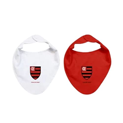 Kit Vestido Body e Babador Times Flamengo Torcida Baby (G)