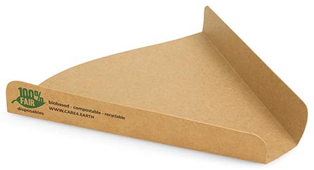 PAPSTAR Pizza-Tray ´pure´, Maße: 180 x 170 x 25 mm, Sie erhalten 1 Packung, Packungsinhalt: 80 Stück