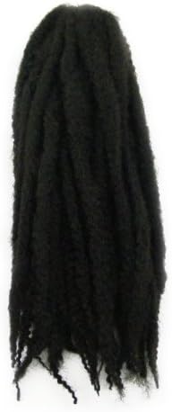 Jazzy Marley Braid Afro Kinky Hair #2 Darkest Brown