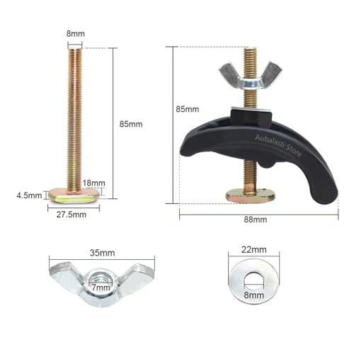 Fraiseuse CNC plaque de fixation arc 85mm pour machine de gravure et table T-slot