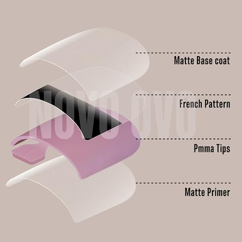 MUTIOVO Toe Nail Tips Press on Black French Tip, BERRY PINK, Long/Medium Wide Fake Toenails, Full Cover Sharp Square Pre-Designed Soft Gel False Toenail Acrylic Extension for DIY 15 Sizes 240 pcs