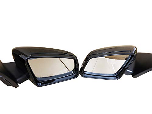 W204 Mercedes-Benz C-Class Power-Folding Side Mirror Set – Gloss Black - Image 4
