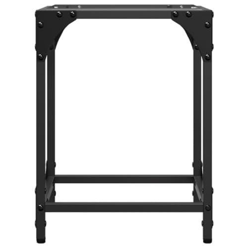 Table basse avec dessus en verre transparent petite table d'appoint