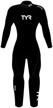 TYR mens Tyr Men's Hurricane Wetsuit Cat 1 Swimsuit, Black, Medium-Large
