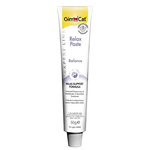 GimCat Relax Paste 50g calme les miaulements et l'agitation nocturne des chats