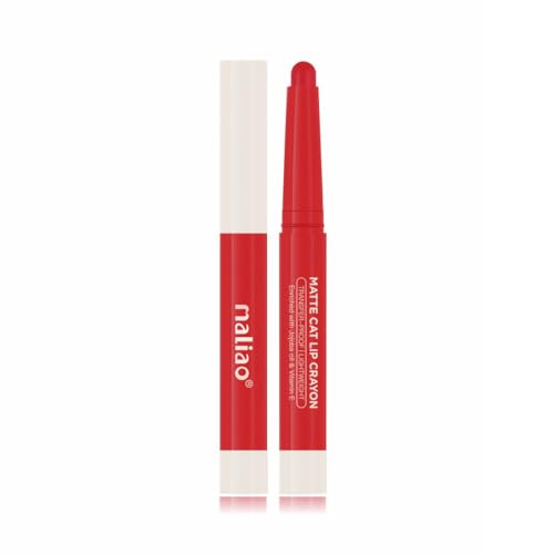 Image of Maliao Matte Cat Lip Crayon: Transfer-Proof & Lightweight (16-RED)