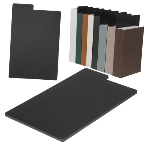 SOLUSTRE 20Pcs Book Dividers for Shelves Vinyl Record Album Separators with Writable Index Tabs Labeling for Efficient Organization Stable Construction for Use