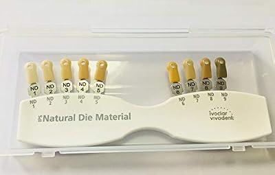 1 Piece IPS Natural Die Procelain Veneer Color Shade Guide 5+4colors