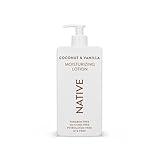 Native Body Lotion Contains Naturally Derived Plant-Based Moisturizers for Women and Men | Restores Dry Skin, Coconut & Vanilla, 16.5 fl oz