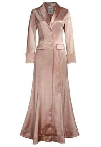 CHIC STAR Womens Satin Maxi Coat