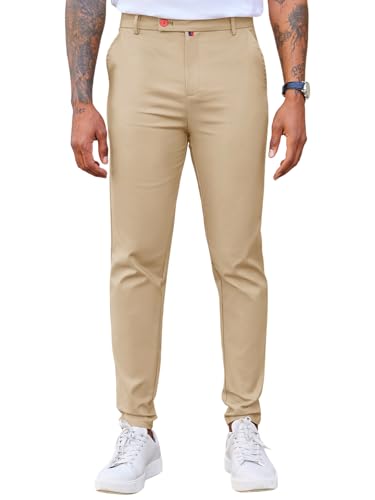 Beotyshow Men's Dress Pants Slim Fit Casual Trendy 2025 Formal Skinny Athletic Stretch Business Pant4