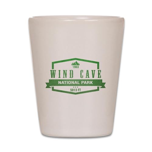 CafePress Wind Cave National Park, South Dakota Unique and Funny Shot Glass